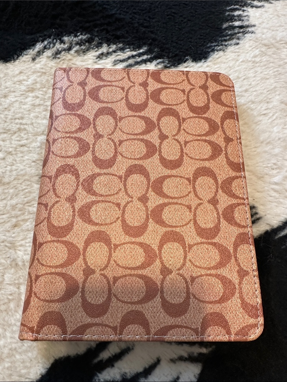 Coach Metallic Rose Signature Tablet Sleeve